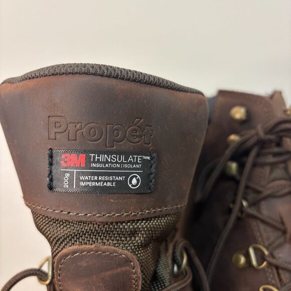 Propét Winter 3M Insulated Mid Lace Waterproof Mens SZ 13X3E Wide Work Boot - Picture 8 of 13